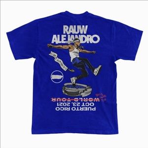 T-SHIRT Rauw Alejandro Merchandise never worn